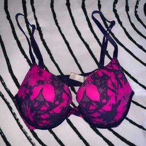 PINK 32A push up bra